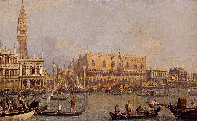 antonio canaletto View of the Ducal Palace in Venice china oil painting image